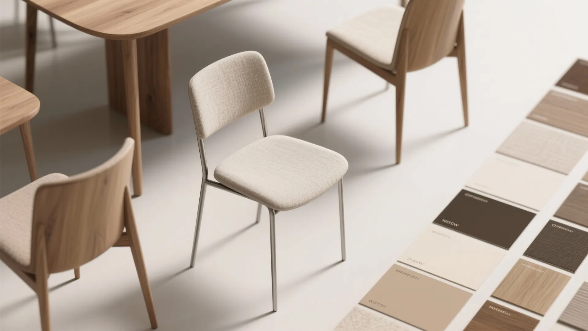 7. Light, Slim Chairs
