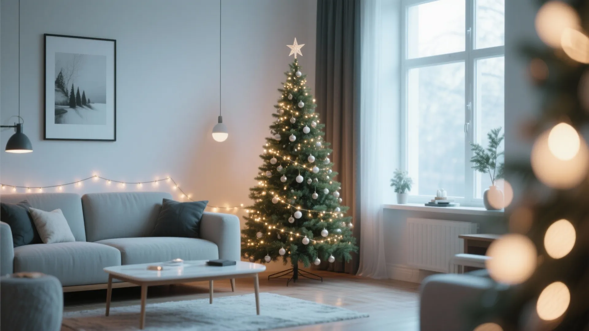 1. Slim Profile Christmas Tree