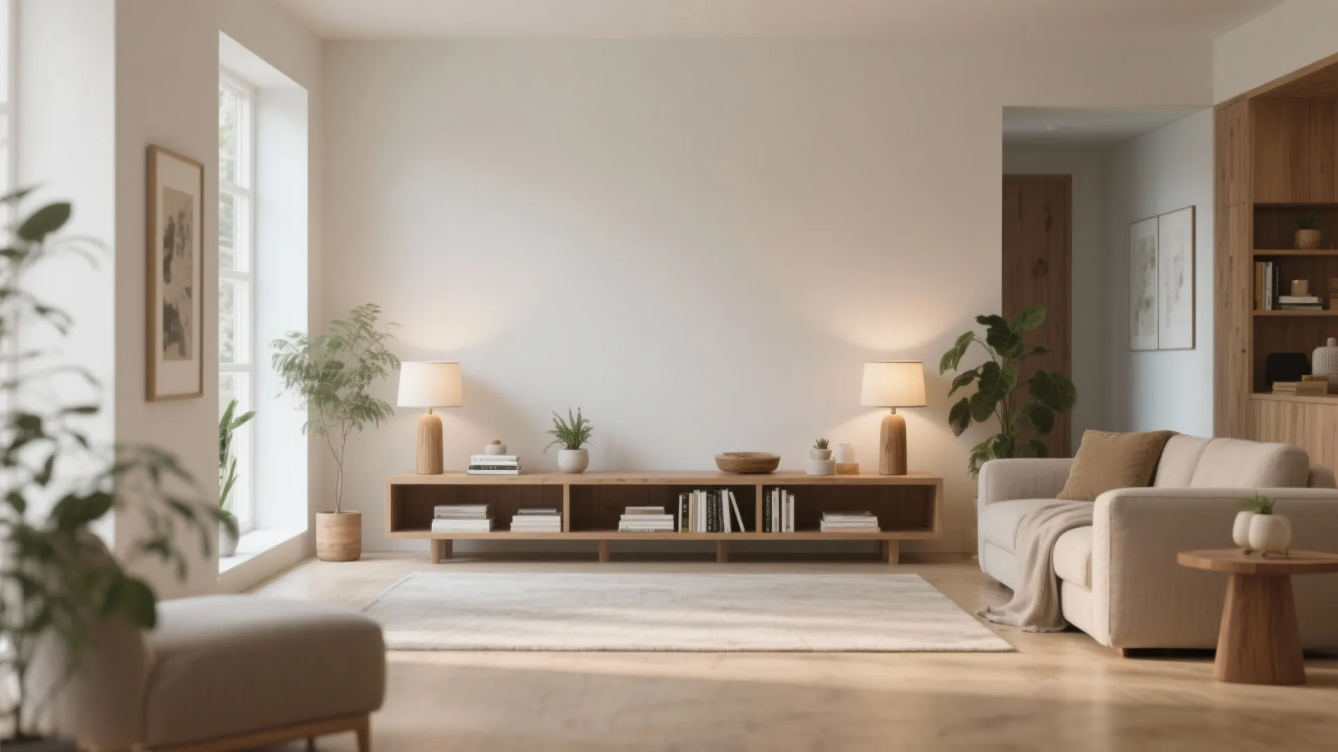 10. Slim Console Table Behind Sofa