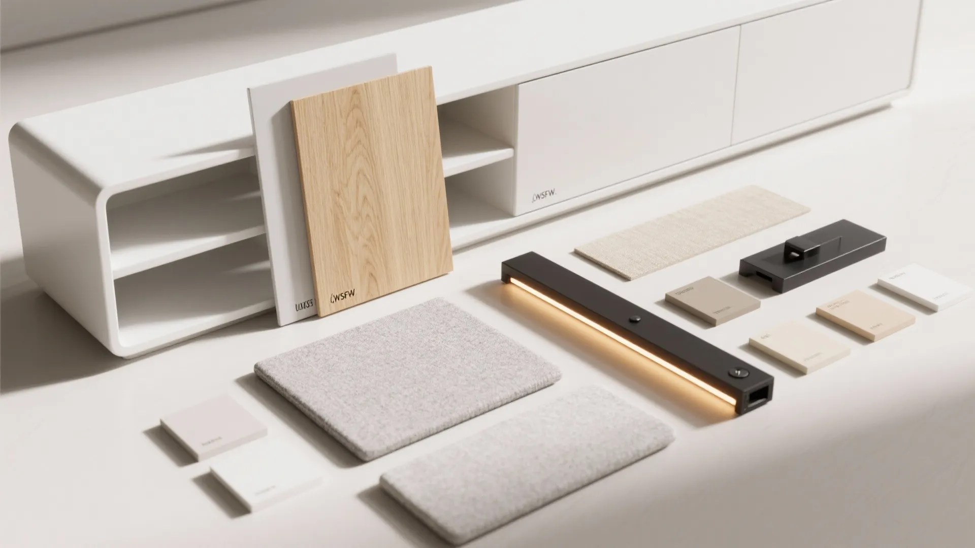 Slim Console + Vertical Shelves Combo