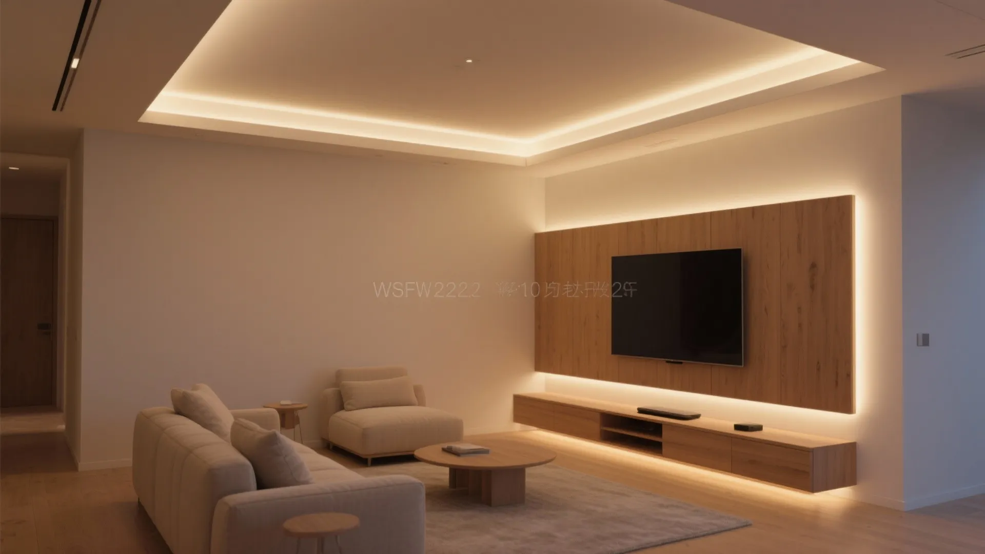 Slimline LED coves for soft ambient glow