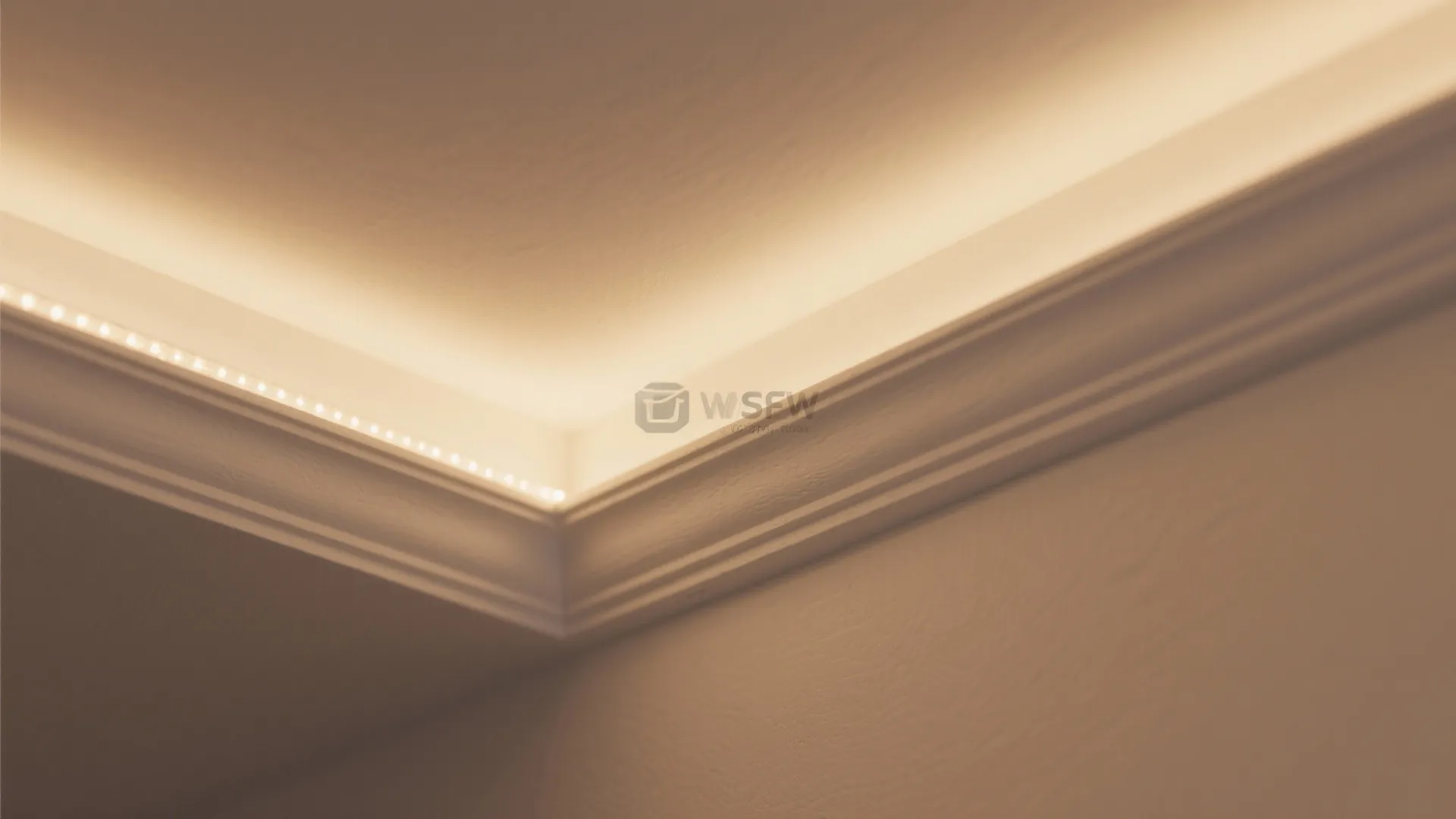 1) Slim Cove Rectangle with a Flush-Mount Fan