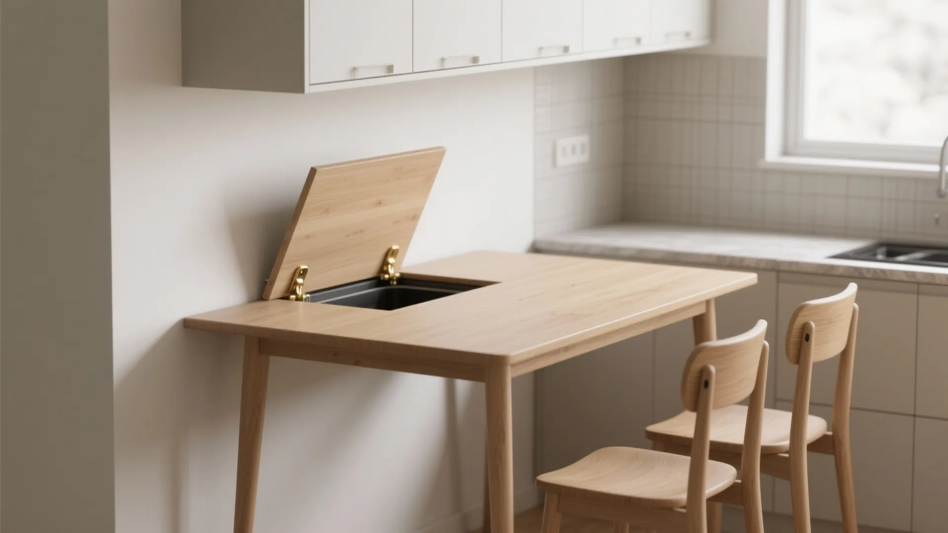 1. Slim drop-leaf rectangle