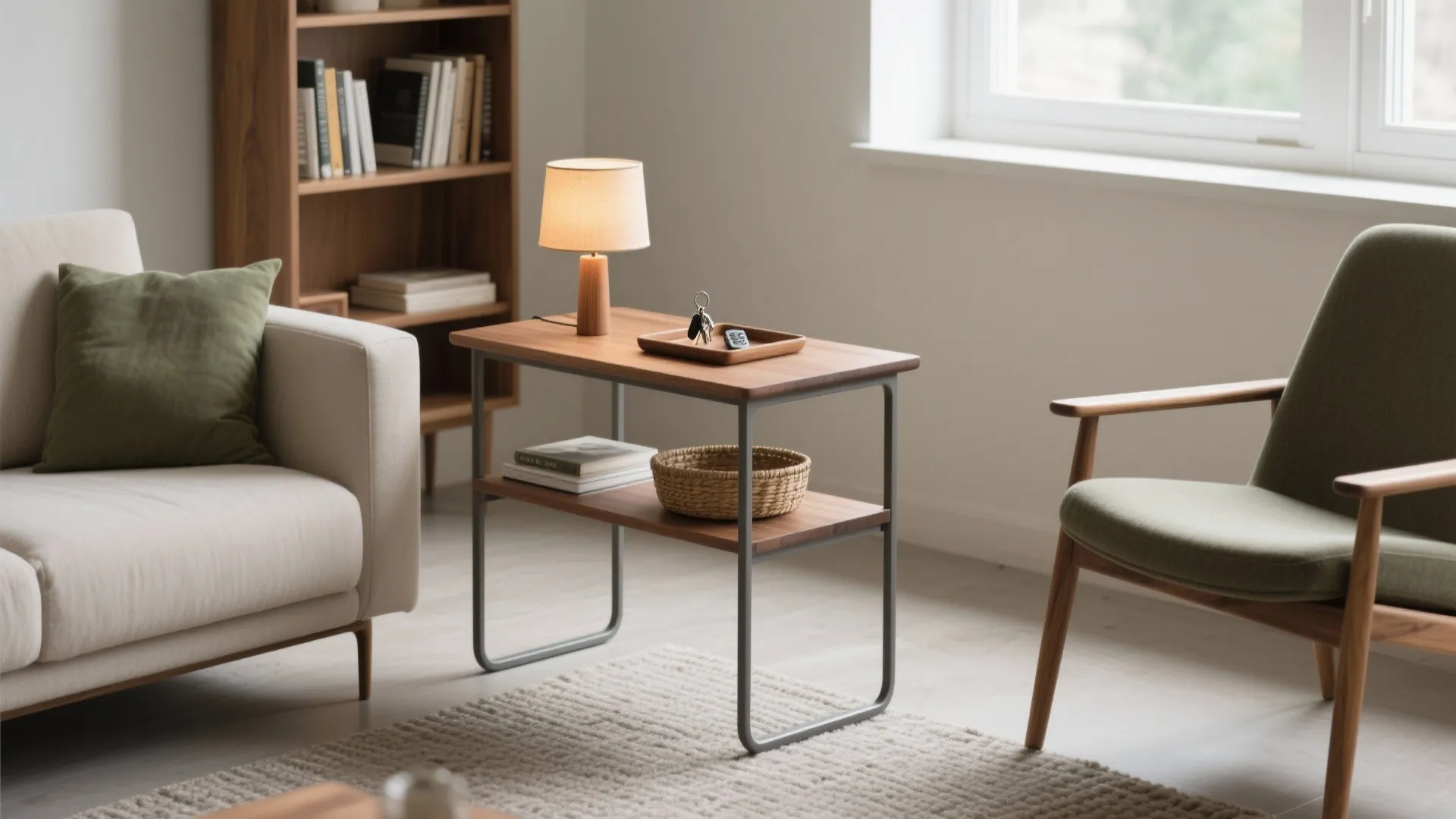 Small End Table with Shelves: Smart Design Ideas for Every Space: 1 Minute to Clever Storage—Upgrade Your Living Room Instantly