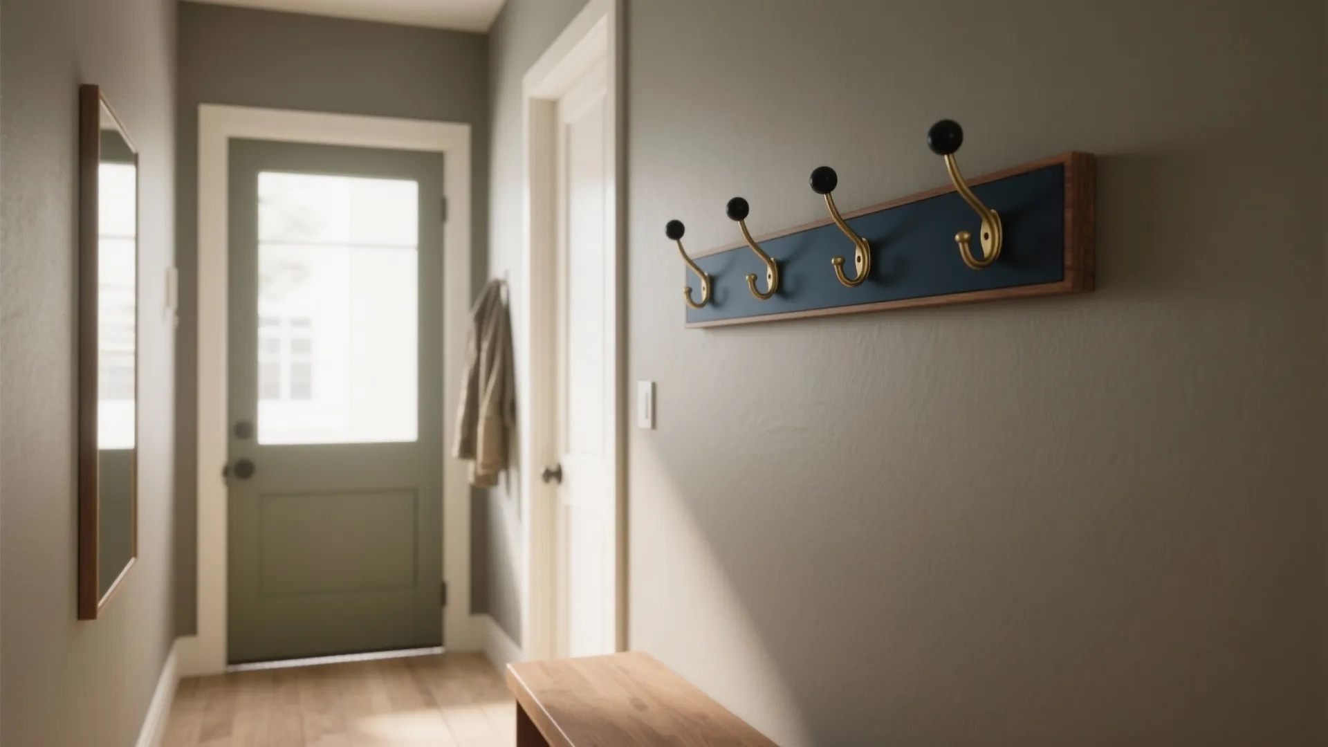 DIY Coat Rack Wall Mounted: Simple Guide for Small Spaces: 1 Minute to Build a Stylish Wall-Mounted Coat Rack