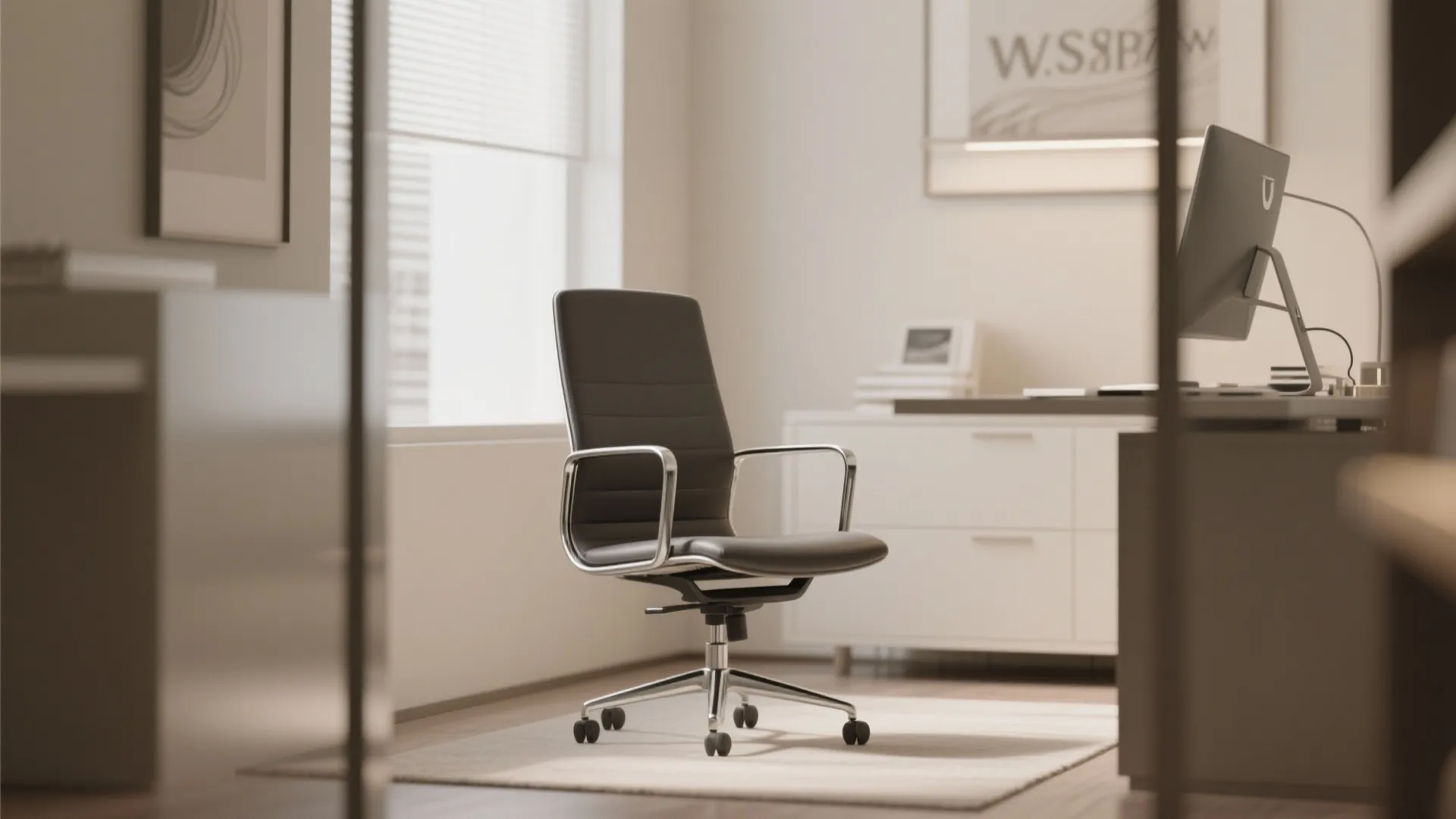 2. Slim Profile Executive Chairs