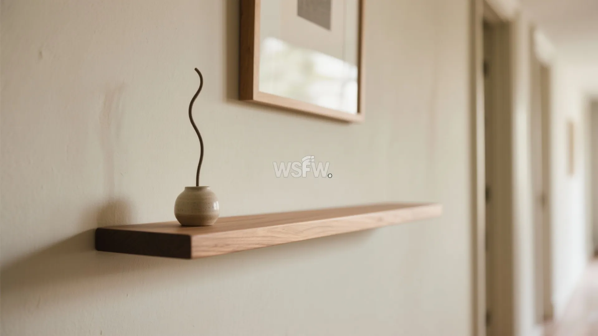 Float Ledges: Slim Upper Wall Shelving for Halls