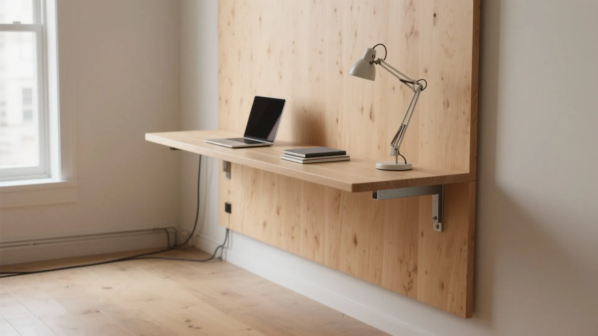 Slim Floating Desk