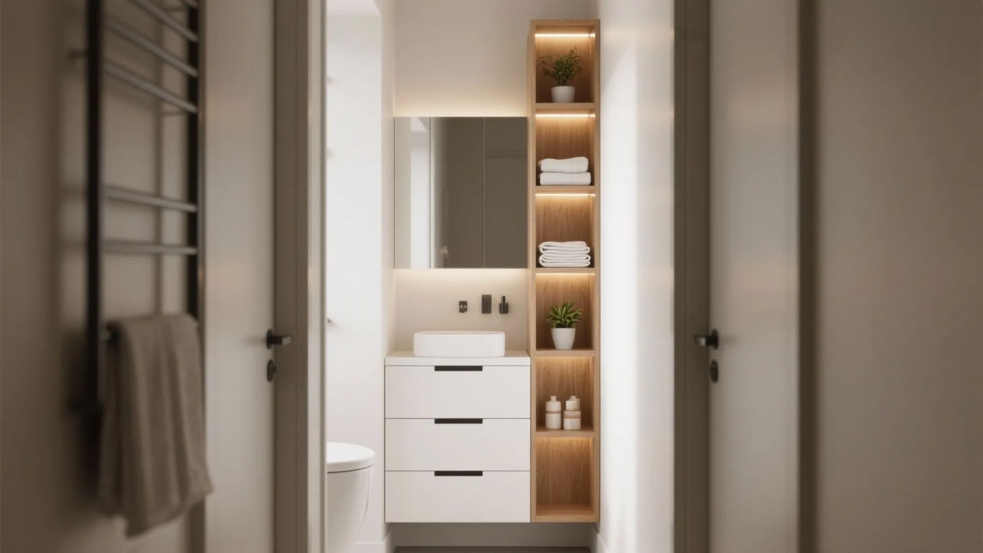 Bathroom Vanity Tower Ideas — 5 Vertical Designs
