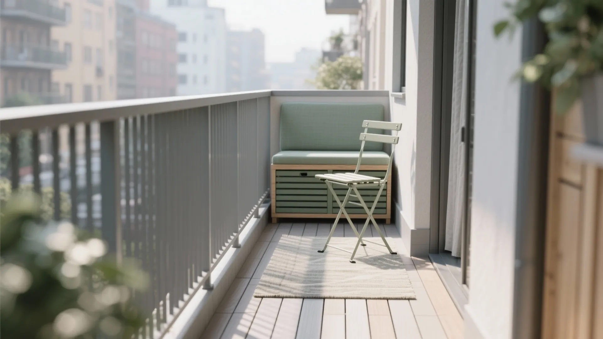 Slim Foldables + Storage Bench
