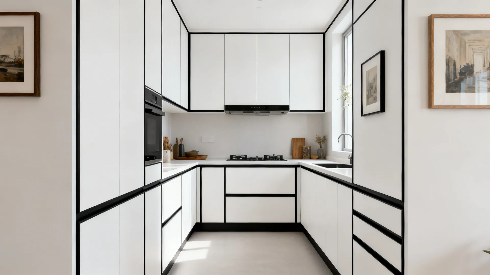 High-Contrast Boxing with Slim Frames