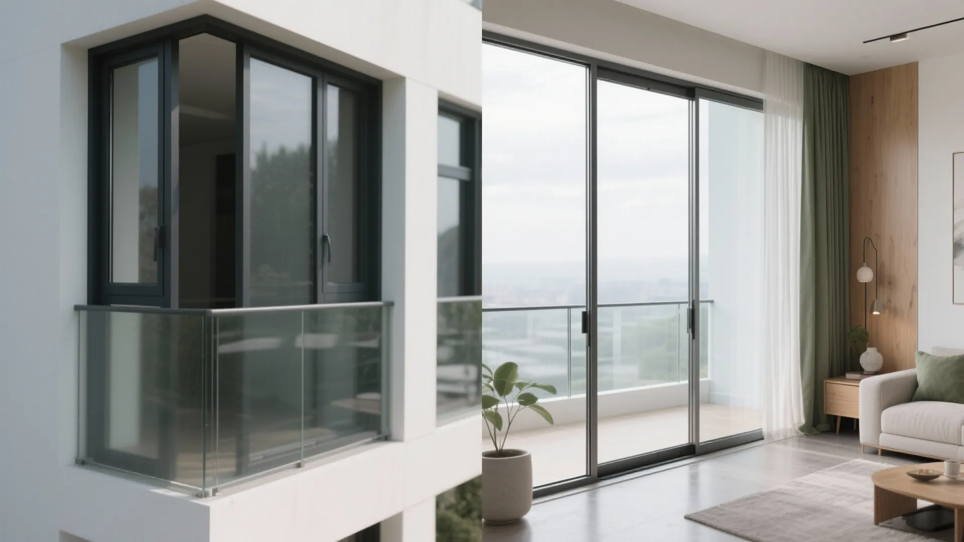 Seamless Glass and Slim Frames