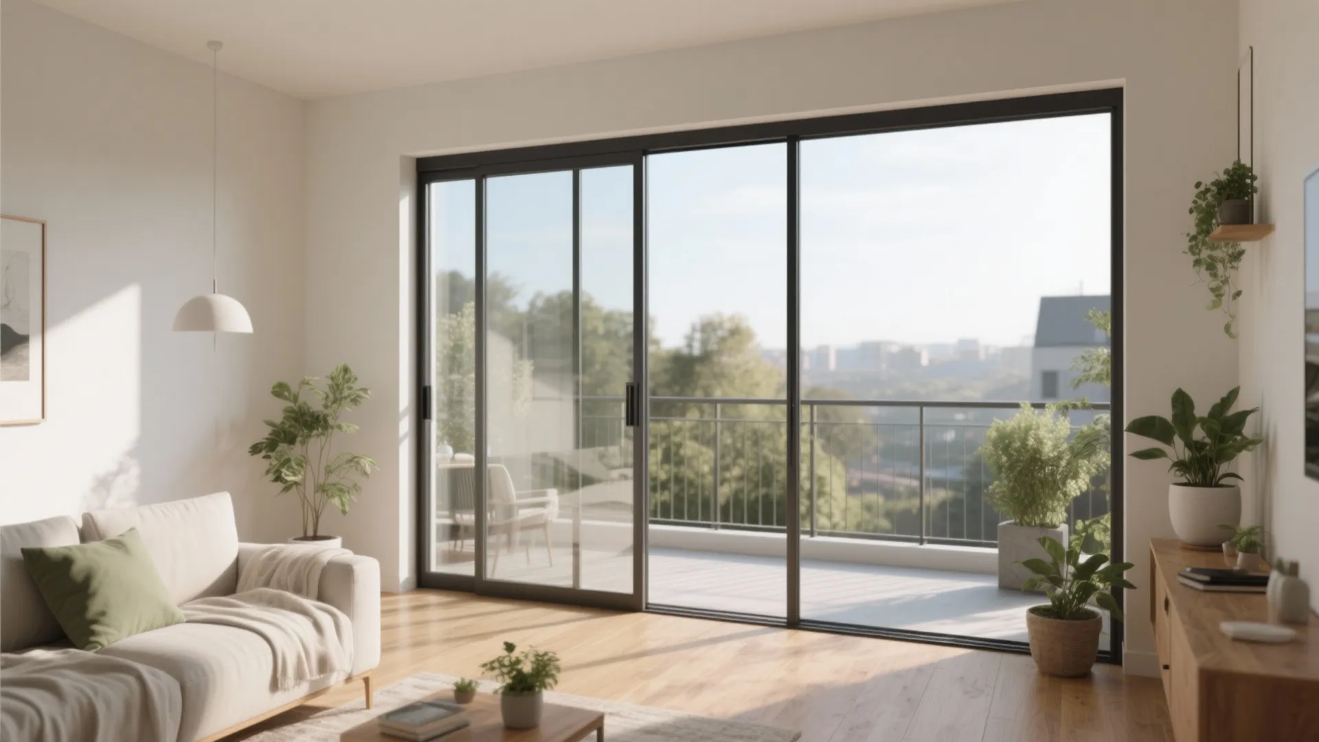 Idea 1: Slim frames, big views