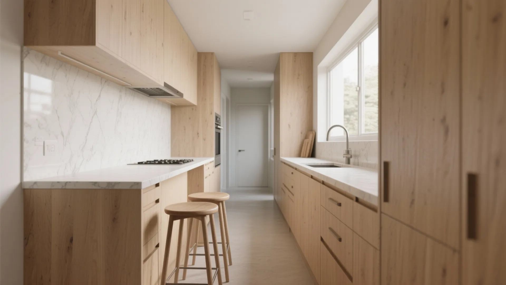 1. Slim Galley Island with Overhang