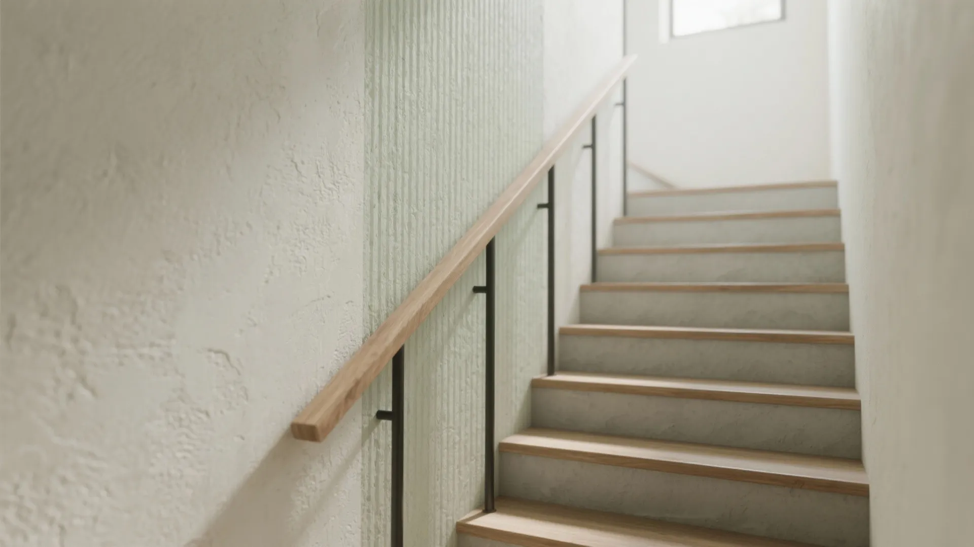 Tip 1: Slim Guard + Textured Wall