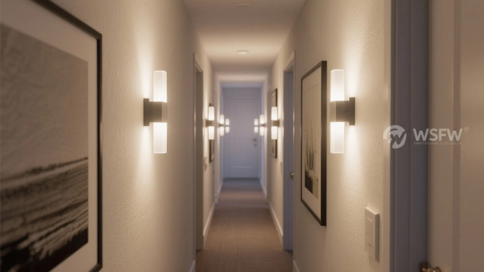 Low-Profile Sconces for Narrow Halls