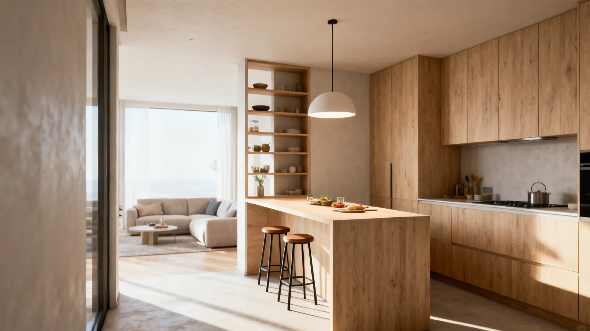 3. Choose a slim island with dual function