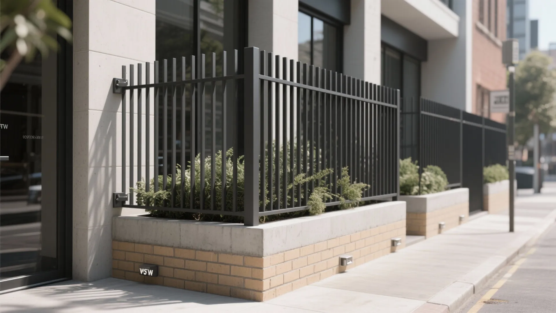 1) Slim Steel Lattice with CPTED-Friendly Visibility