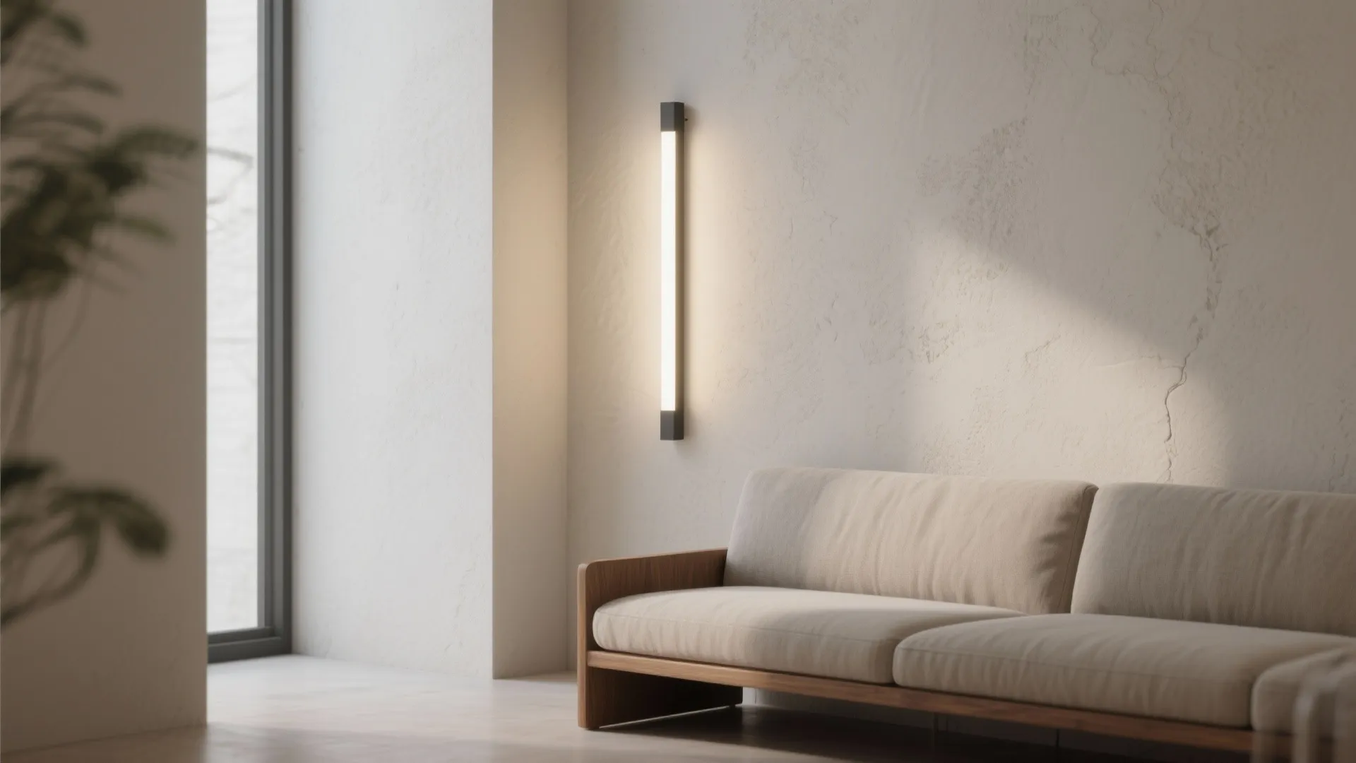 1. Slim LED Bars for Narrow Walls