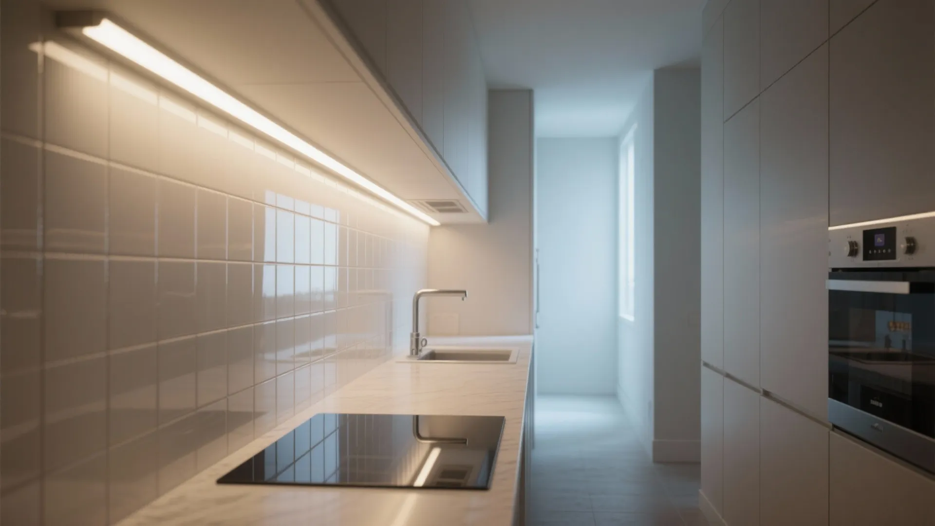 2. Low-Profile LED Bars for Slim Backsplashes