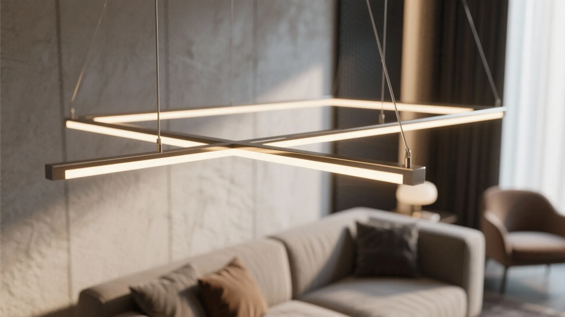 1. Slim Profile LED Chandeliers