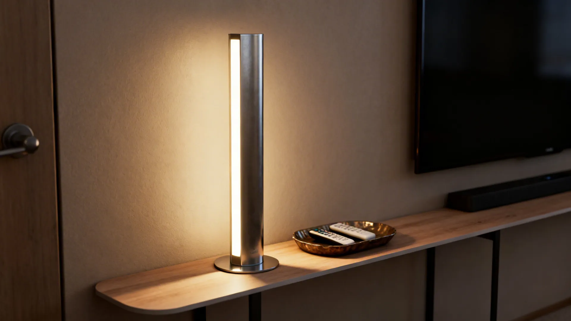 1. Slim profile LED column lamps