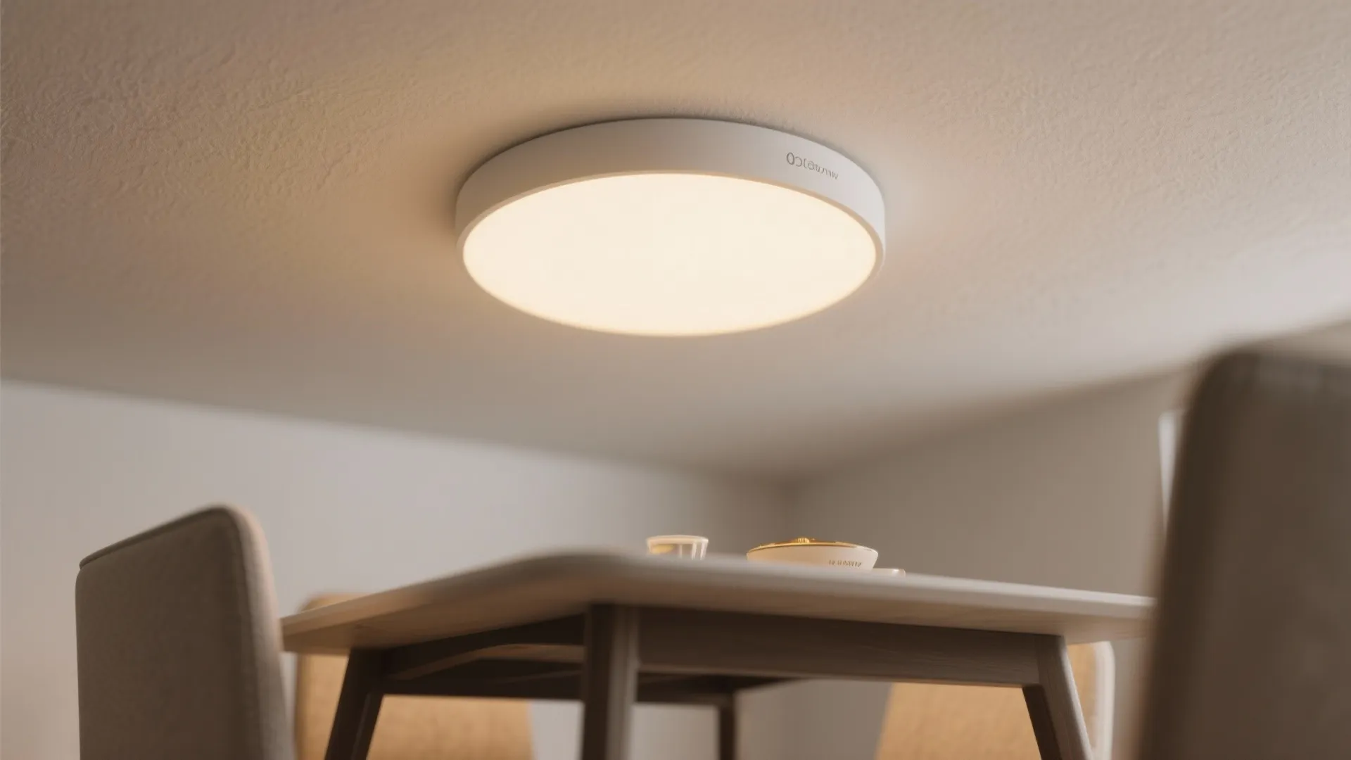 1. Slim LED Disc Flush Mount