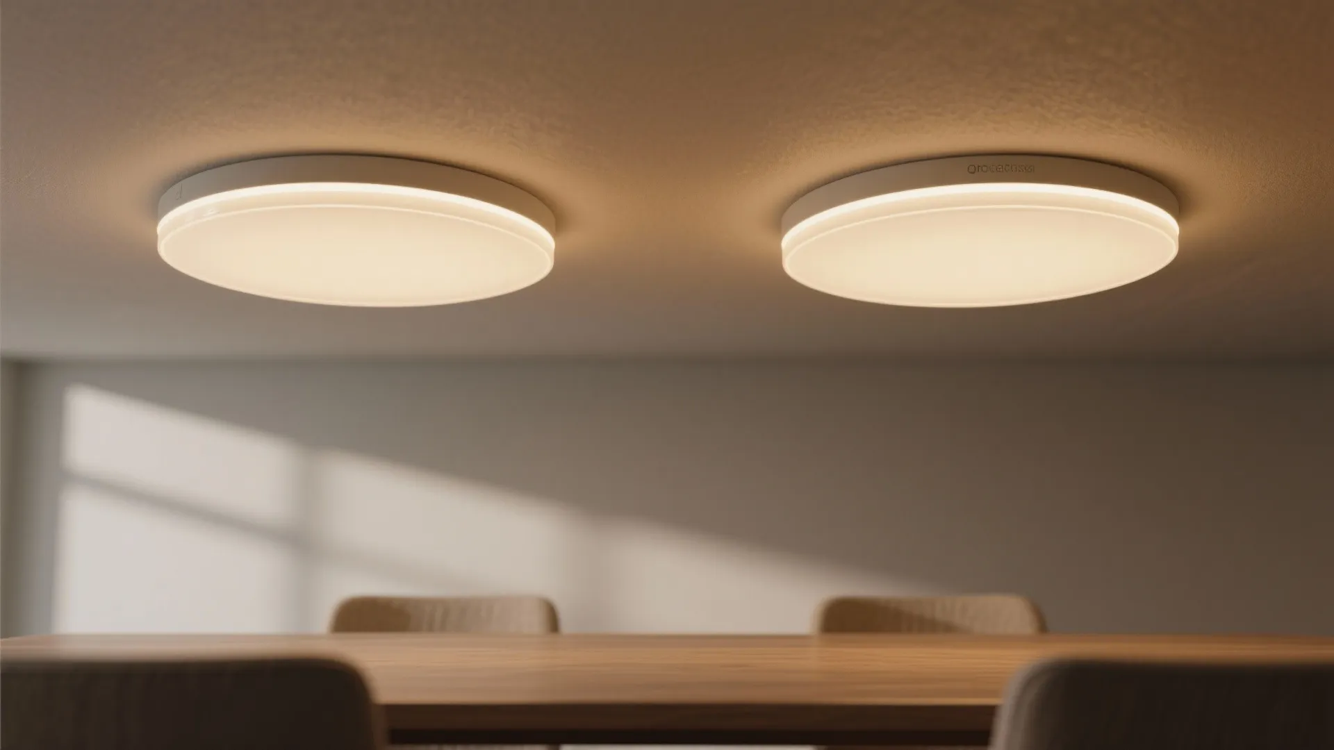 1. Slim LED Discs for a Minimal Look