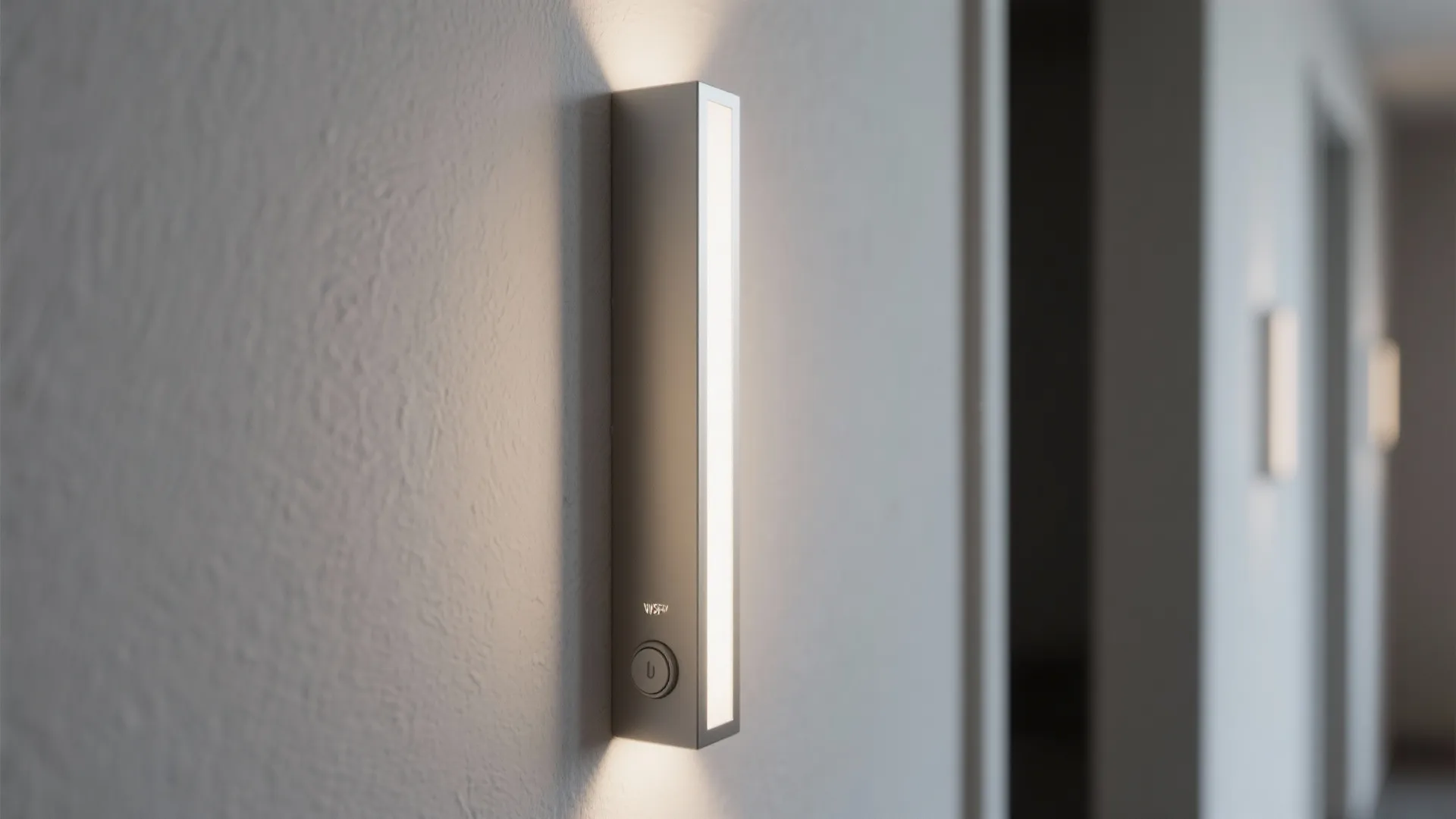 1. Slim LED Wall Sconces with Integrated Switch