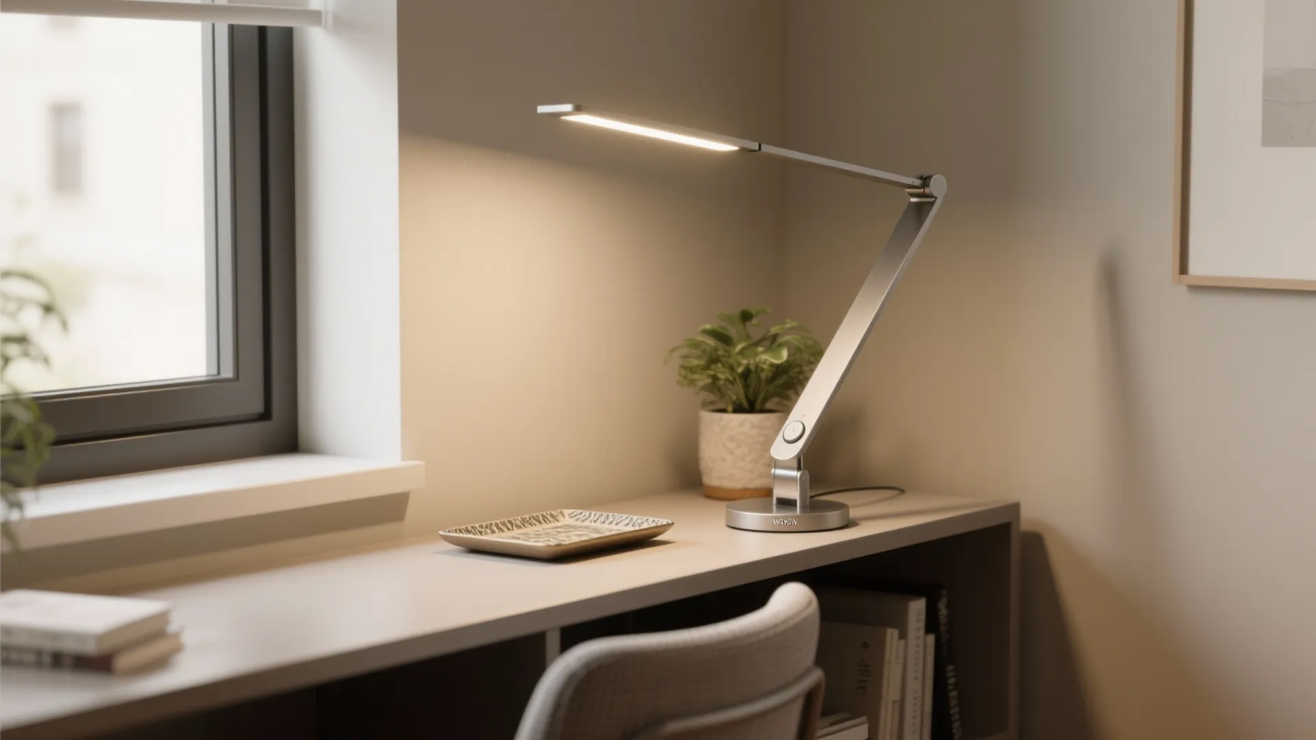 1. Slim-profile LED Task Lamp