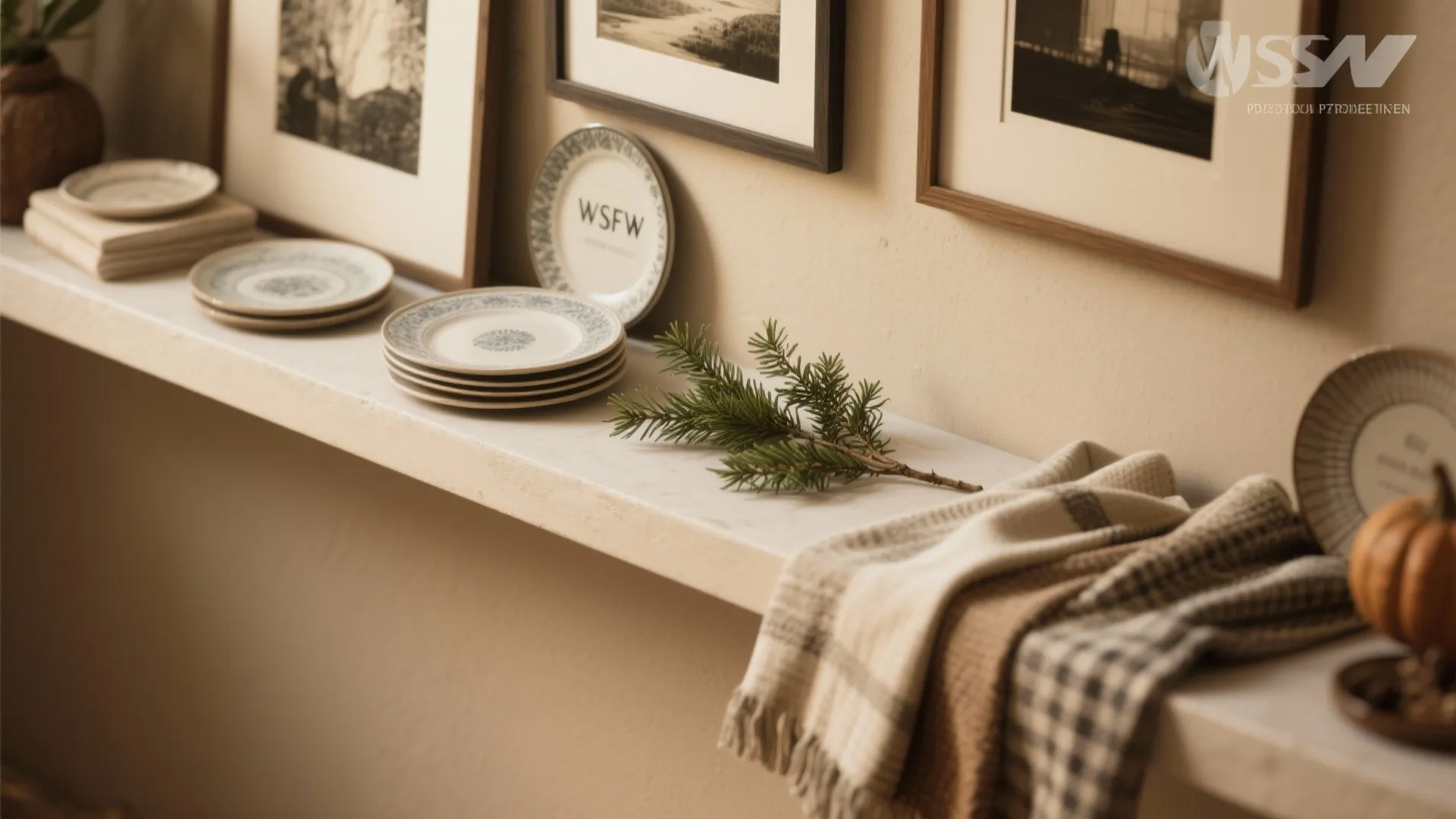 5. Slim ledges with seasonal swaps