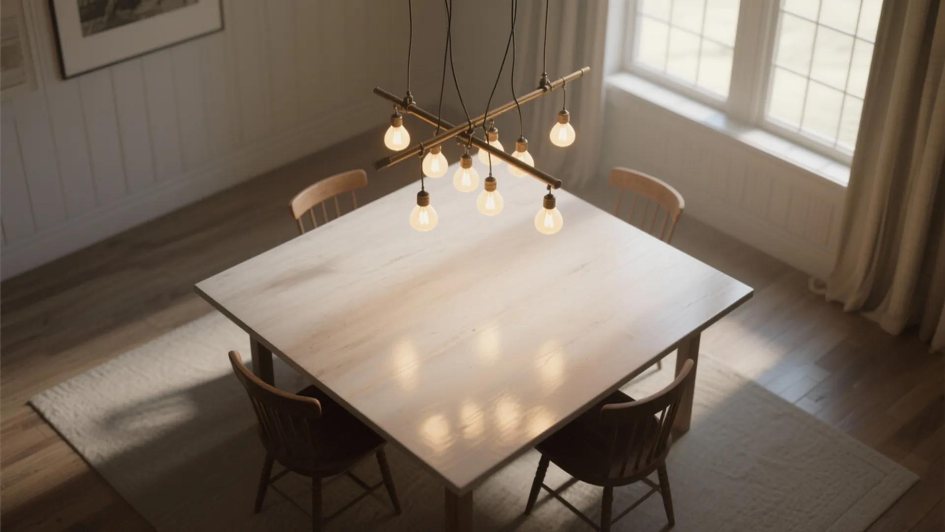 3. Go Slim with Lighting and Vertical Details