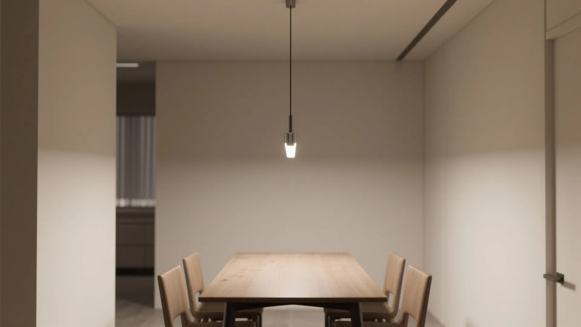 Slim Linear Chandelier