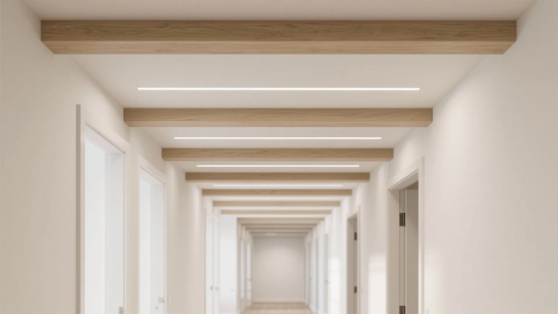 Slim Linear Beams for Subtle Rhythm