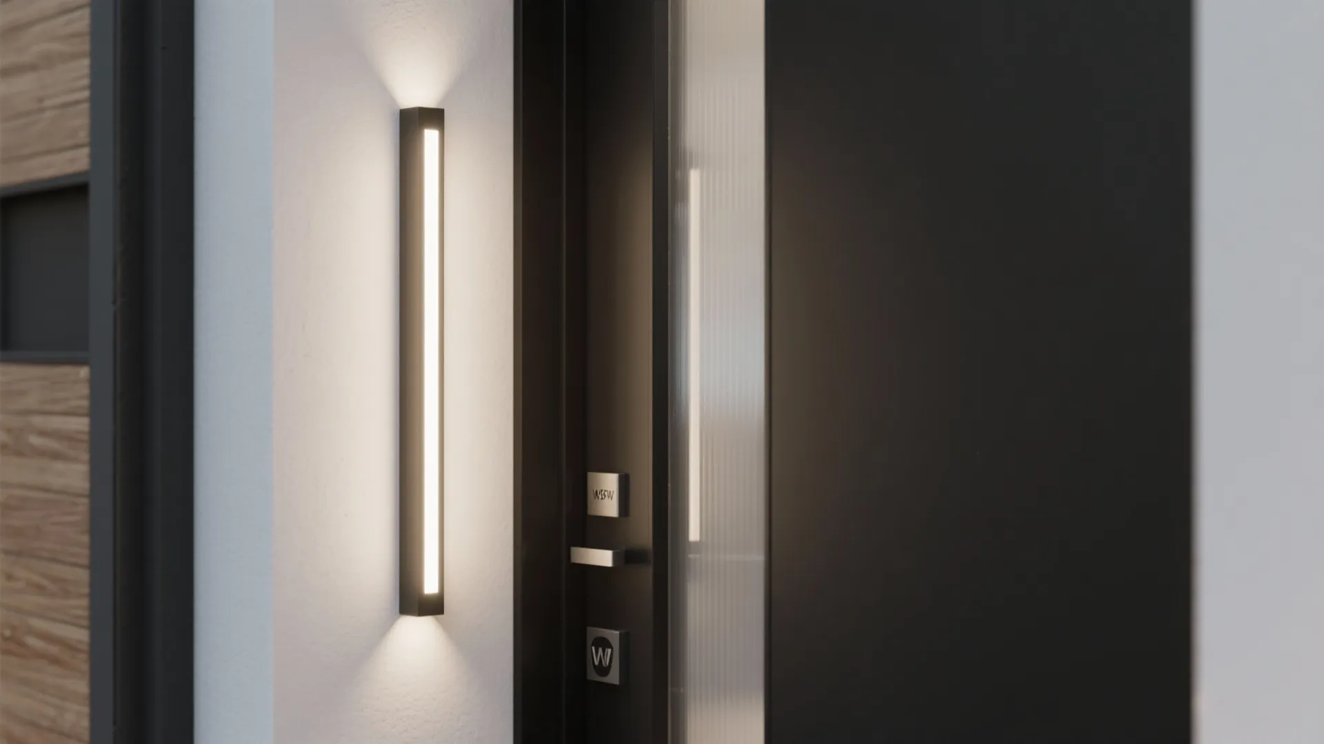 2. Slim linear LED bars for modern minimalism