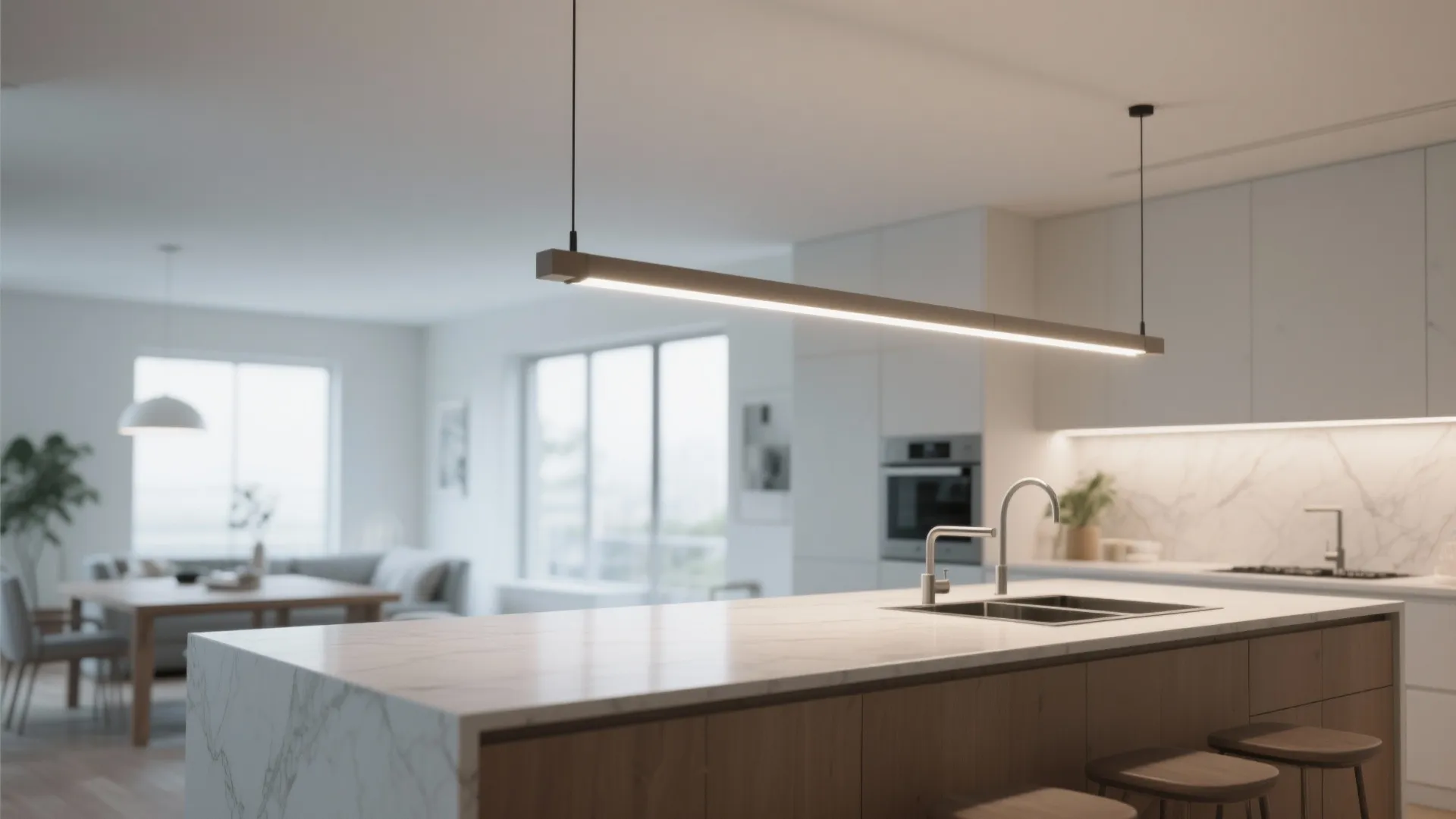 Tip 5: Slim Linear Pendants