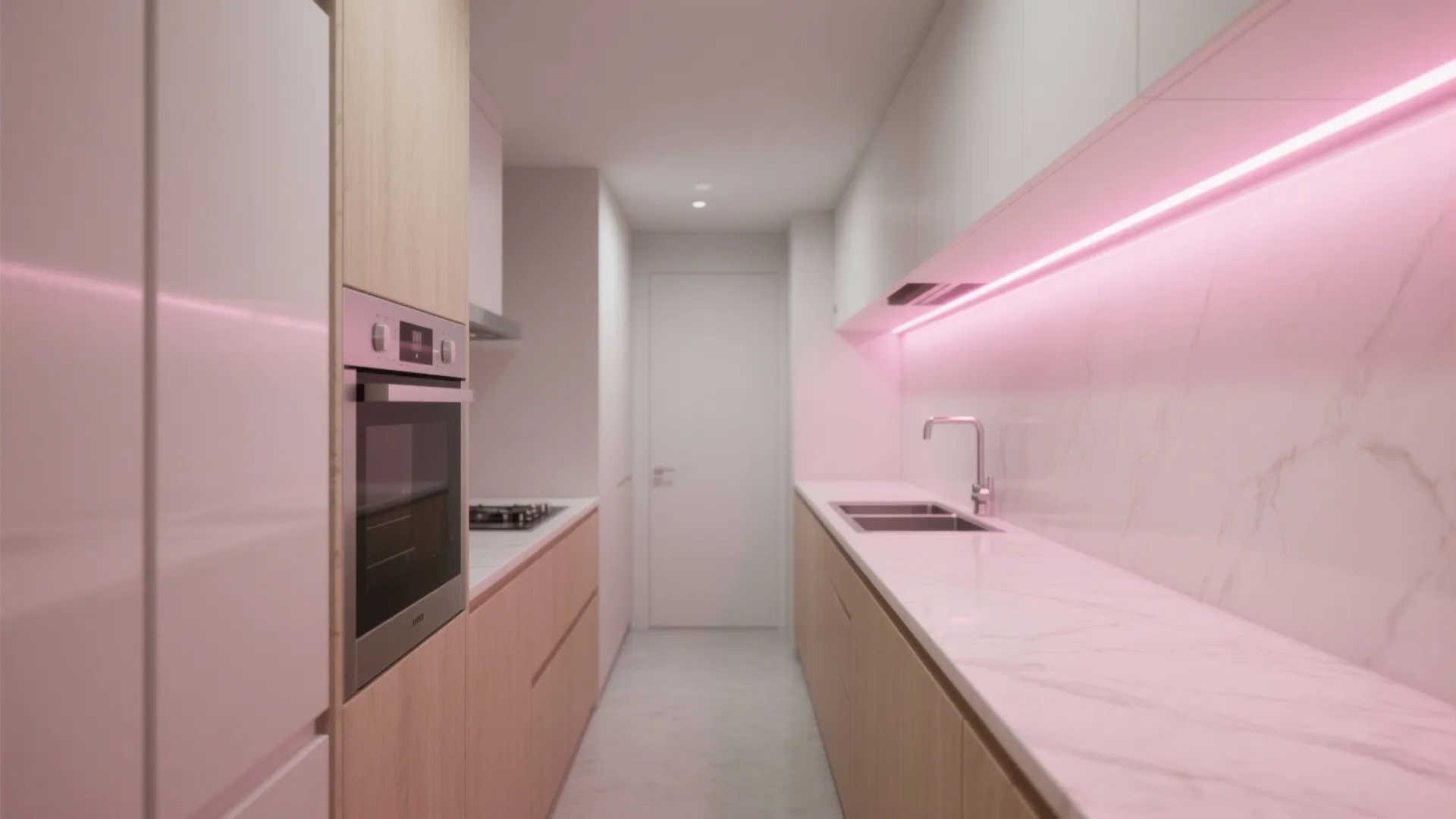 3. Slim Linear Pendant for Narrow Galley Kitchens