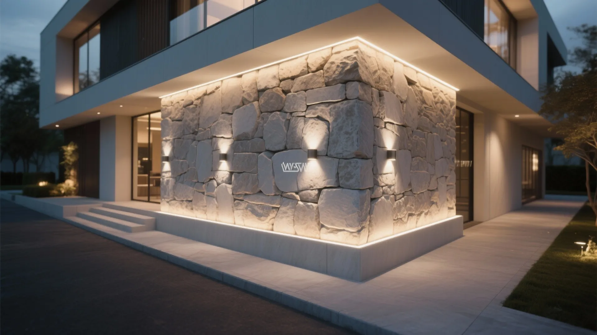 1. Slim linear wall washers for modern facades