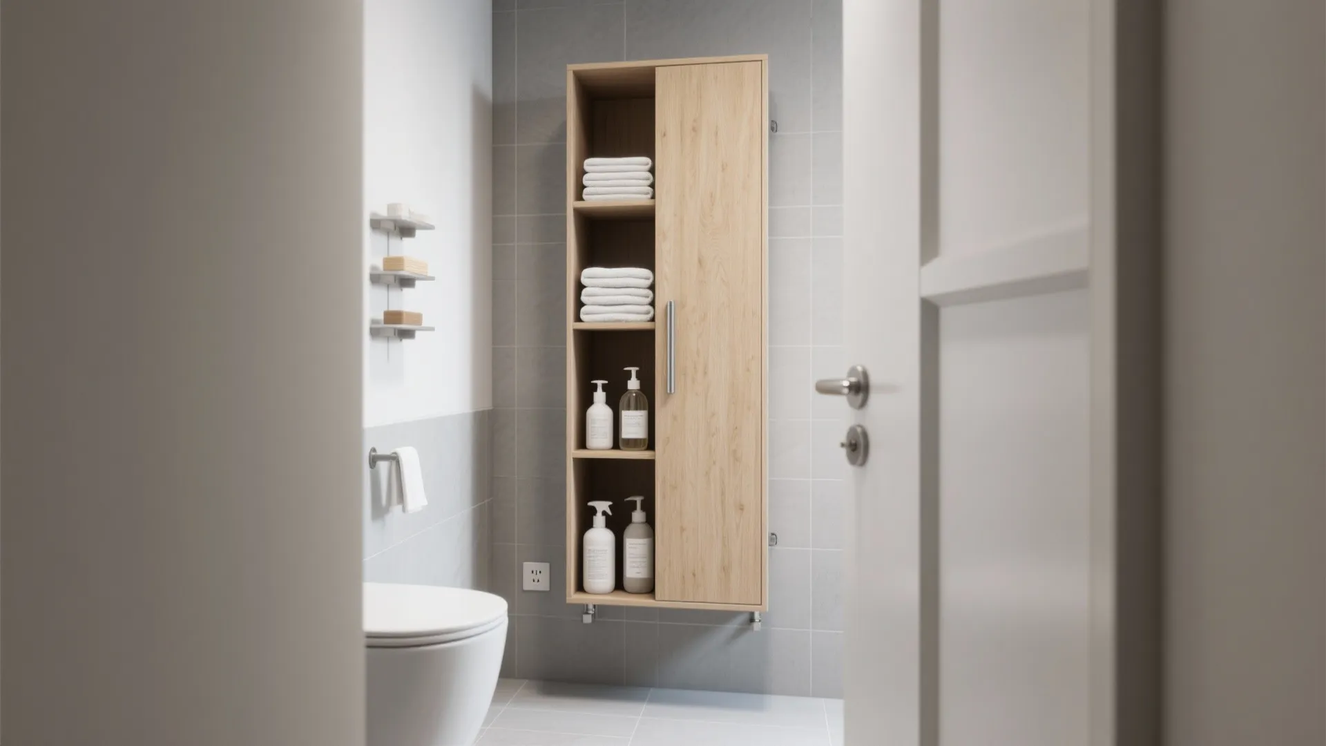 Tall, Slim Towers: Wall-Mounted Linen Cabinets