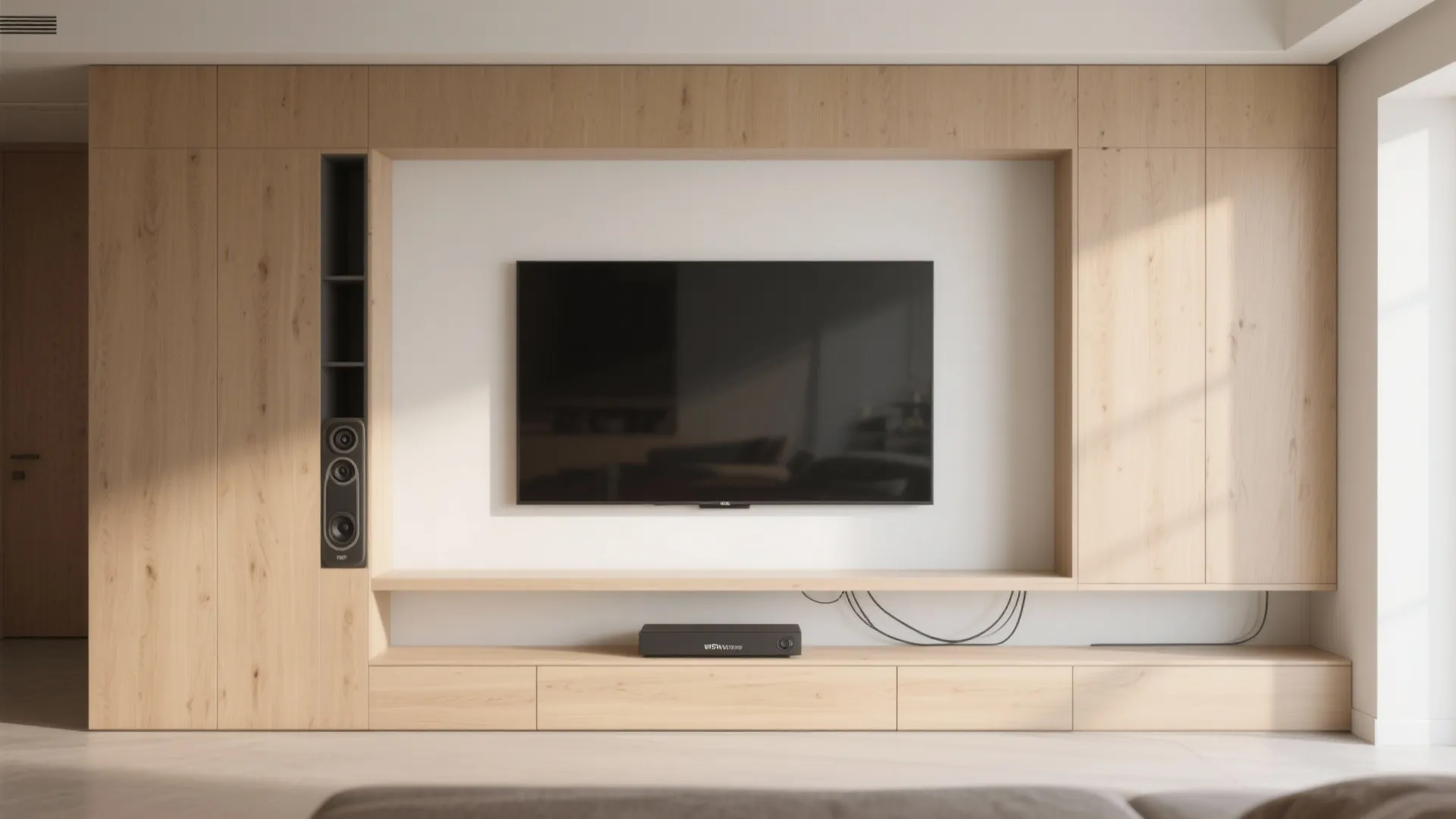 Niche + Float: The Slim Media Wall