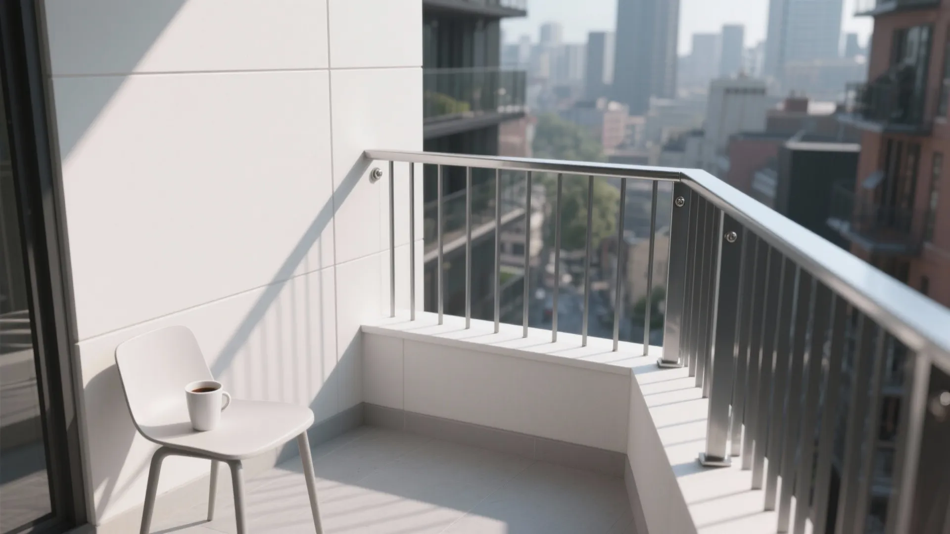 Minimalist Metal Rails With Slim Profiles