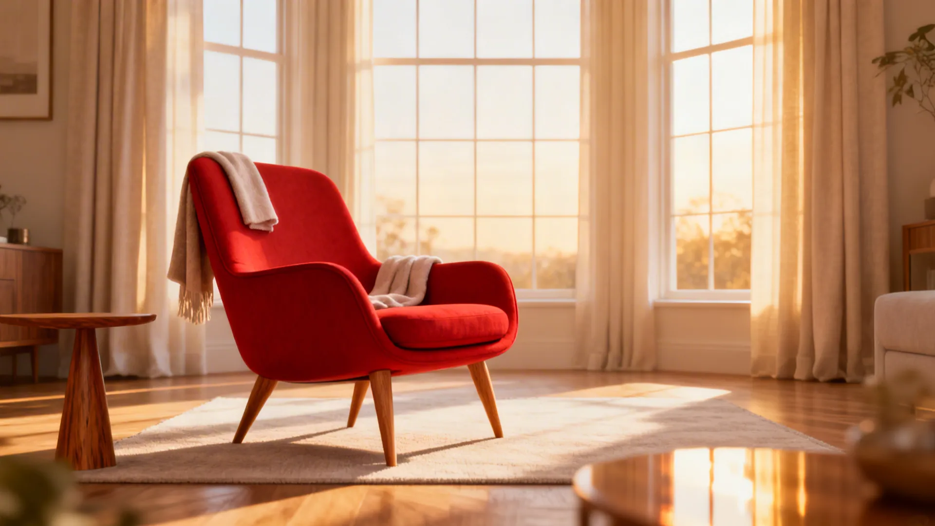 5 Red Accent Chair Ideas for Small Living Rooms