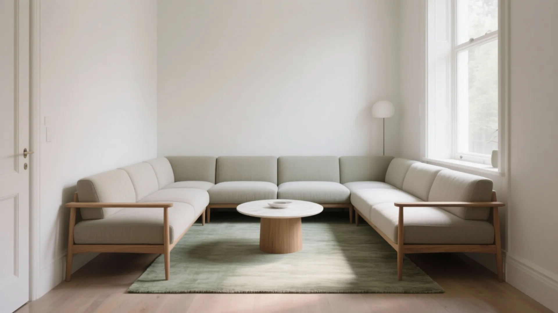 1) Slim-armed modulars that reshape on demand