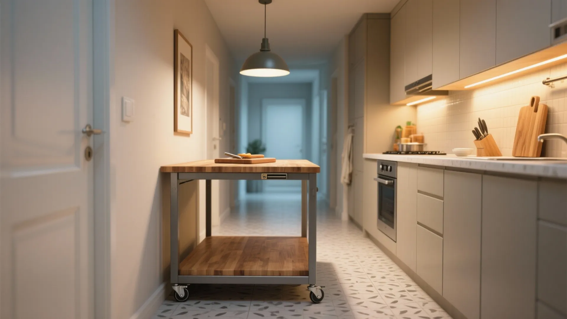 3. Slim islands and movable counters