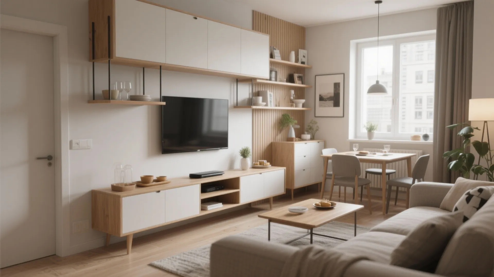 Idea 3: Invest in slim, multifunctional furniture