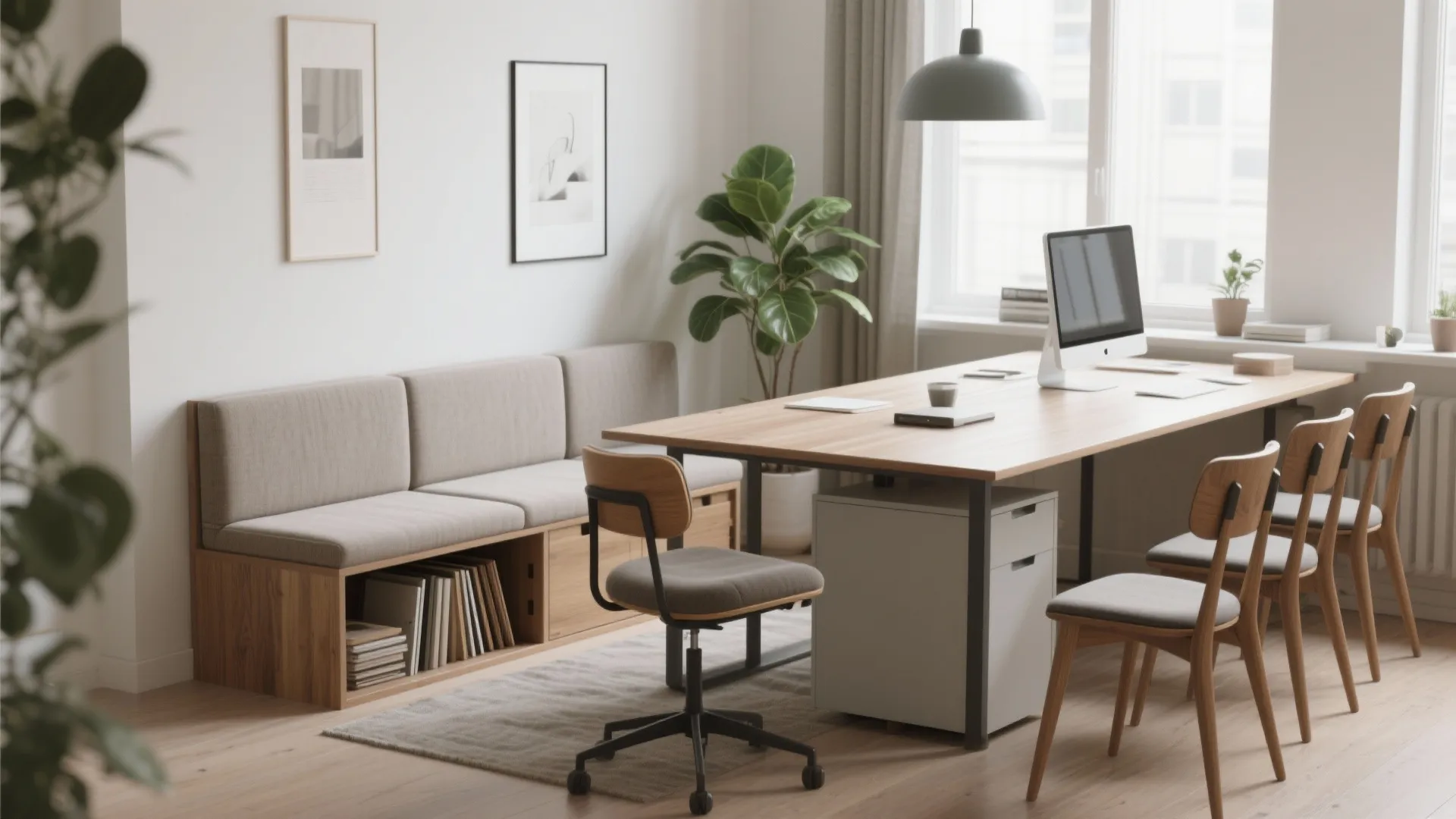 4. Slim-fit furniture and multi-use pieces