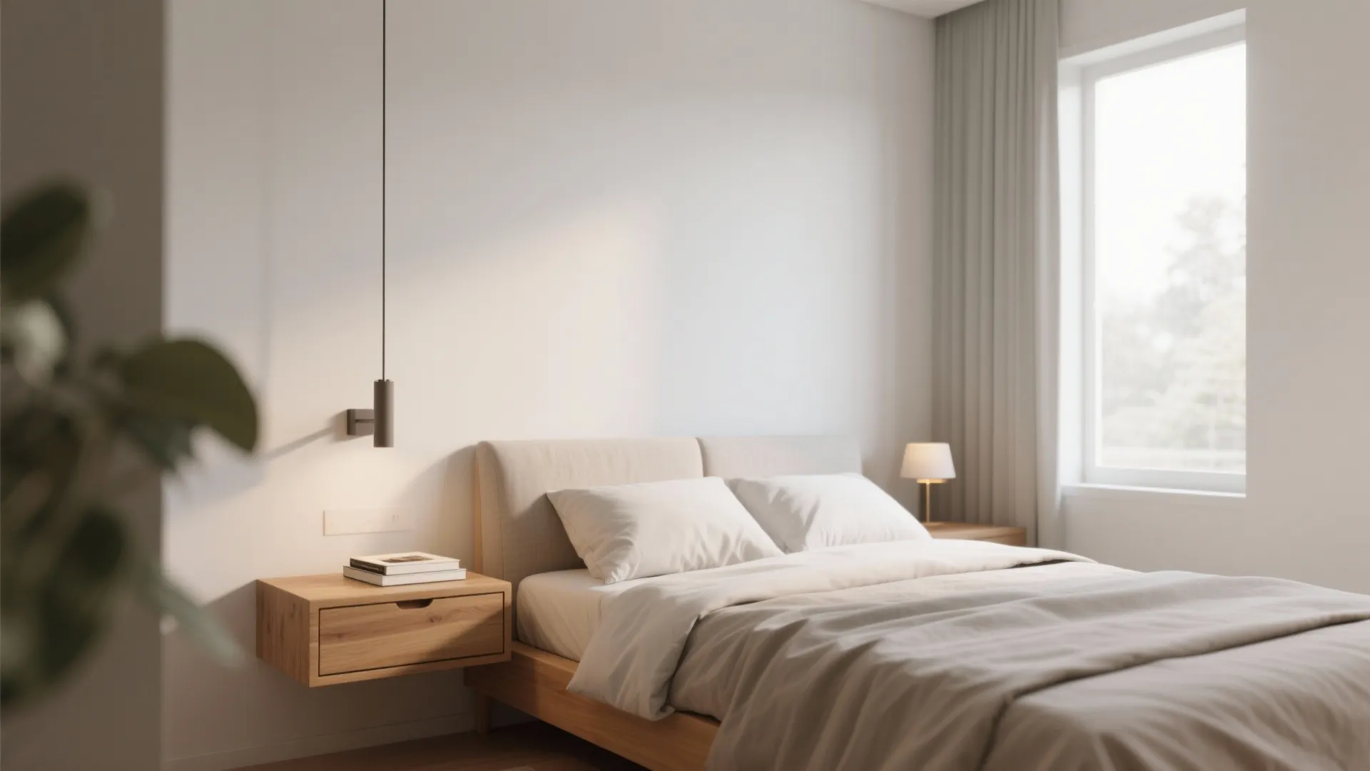 Slim-profile Nightstands