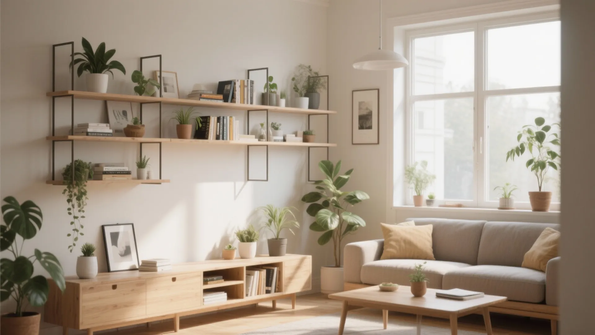 7. Slim Open Shelving