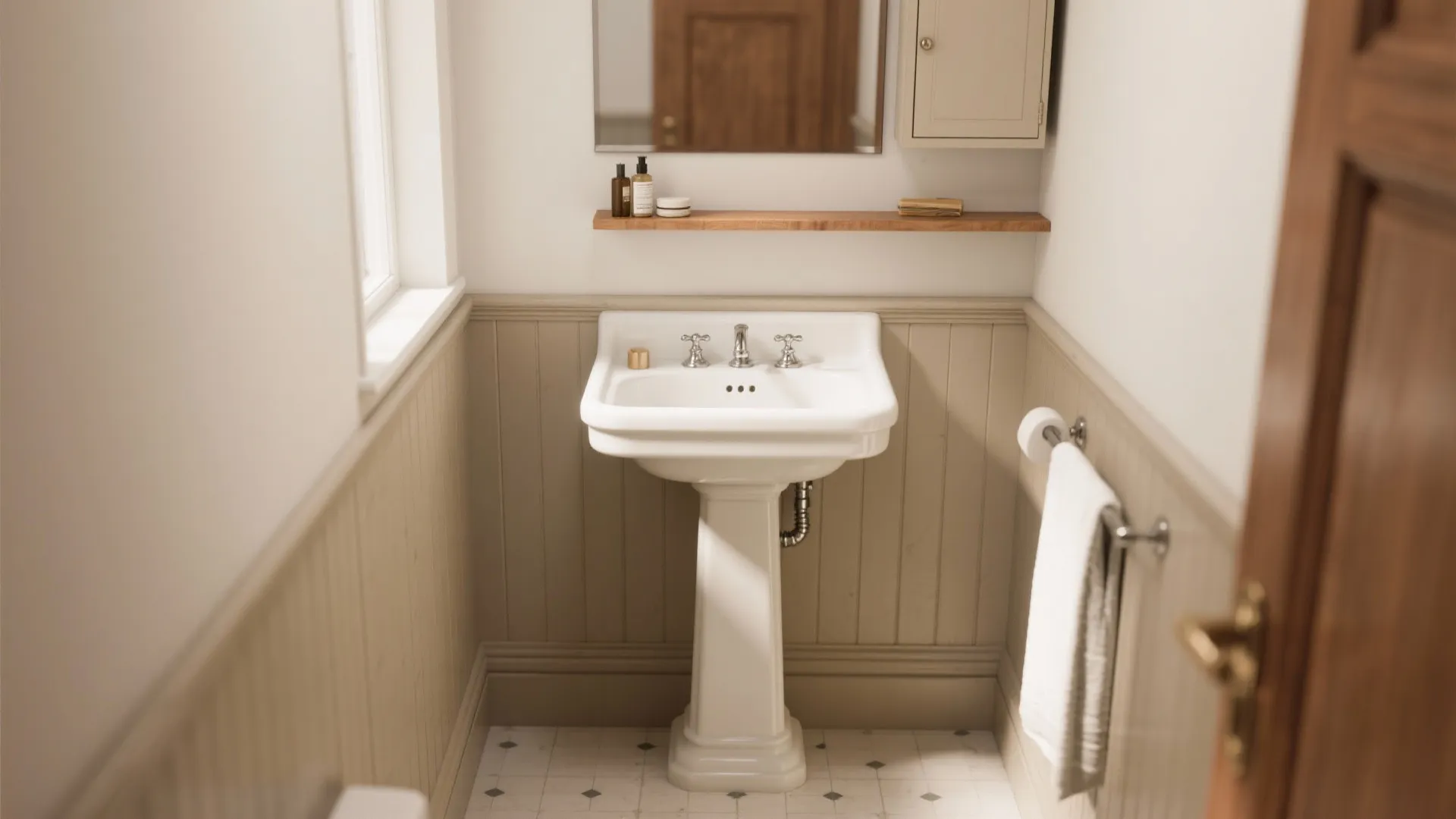 Pedestal basins with light, airy profiles