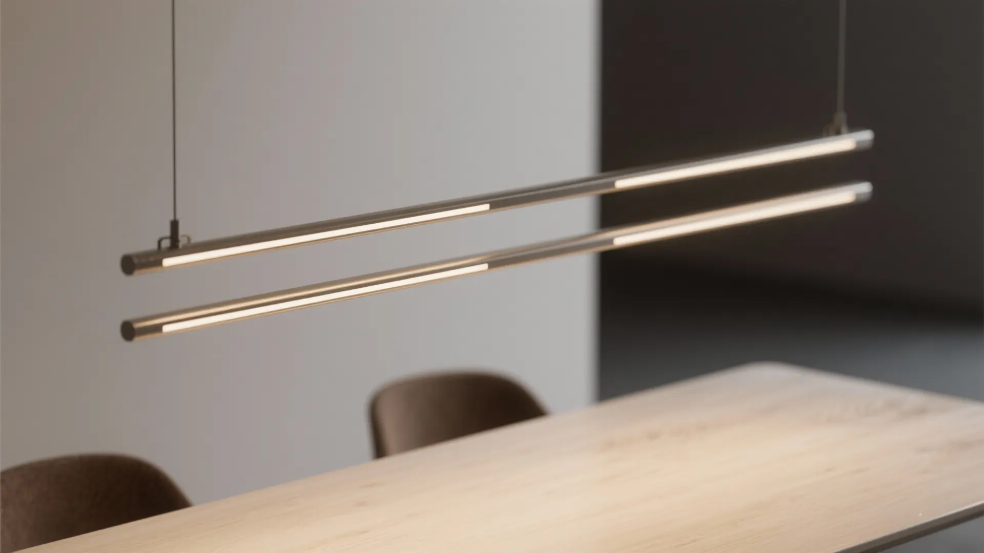 2. Slim-profile lighting to keep sightlines open